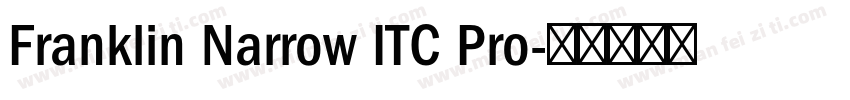 Franklin Narrow ITC Pro字体转换